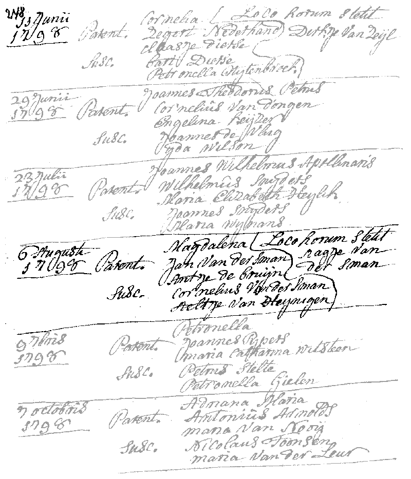 17980806 DTB-K&rsquo;gen dp Magdalene dv J vd Sman - A d Bruijn